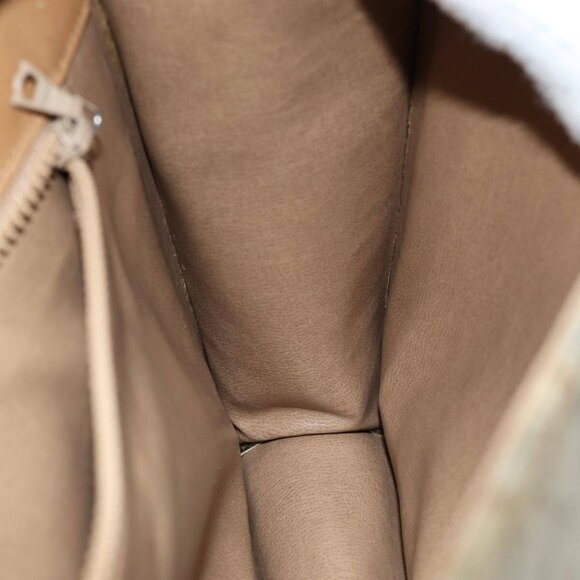 CELINE C Macadam Canvas Shoulder Bag Beige - Picture 14 of 16